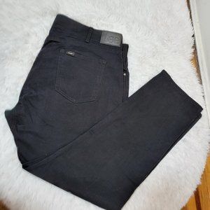 Lee Extreme Motion Slim Fit Straight Leg Black Jeans 42x30